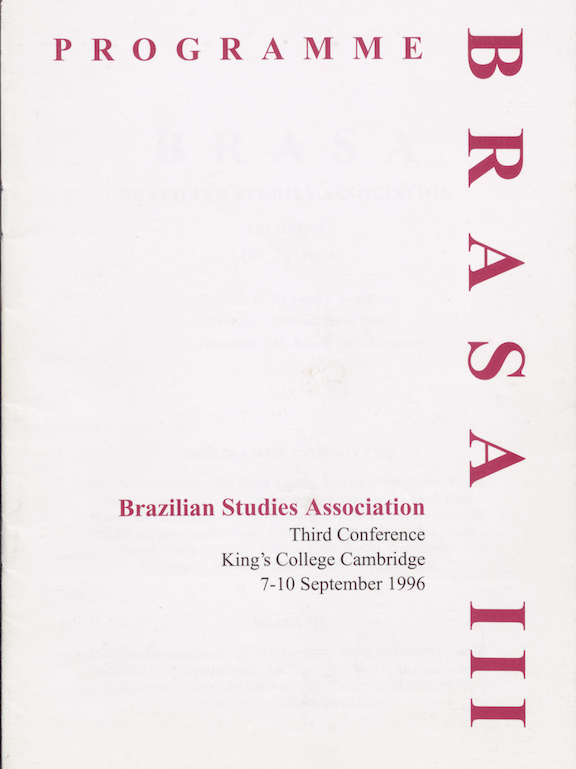 BRASA III program cover