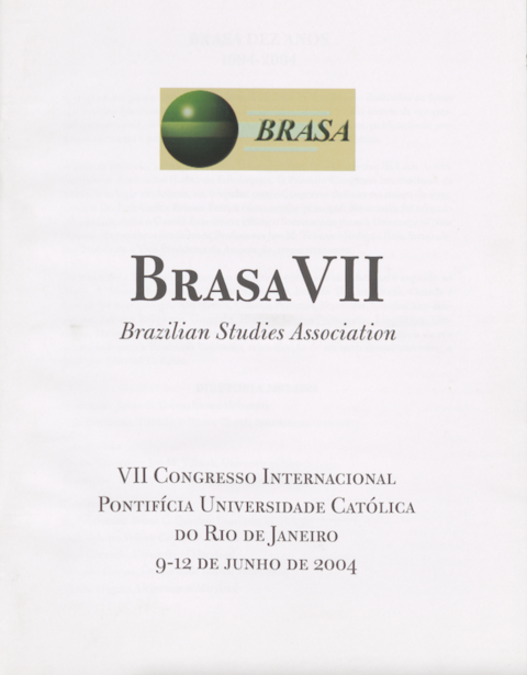 BRASA VII program cover
